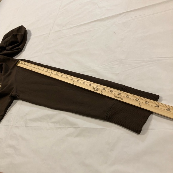 Calvin Klein Women’s Long Sleeve 100% Cotton Full Zip Hoodie Brown Sweatshirt L - Picture 6 of 11